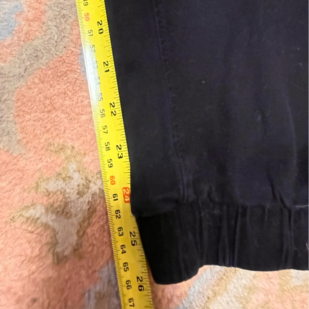 Classic Men's Black Joggers with Elastic Drawstring Waist - Picture 8 of 10
